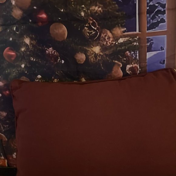 Beautiful Lodge Style Tapestry Pillow 12x16" Excellent Condition! - Picture 5 of 5